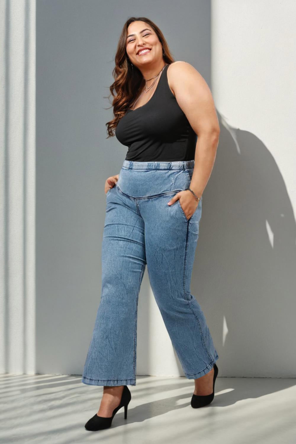 Jeans for fat girls best sale