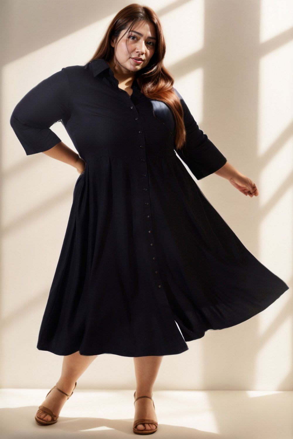 Black tshirt dress plus size online