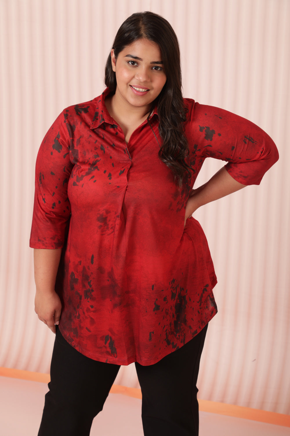 Plus Size Red Shirt