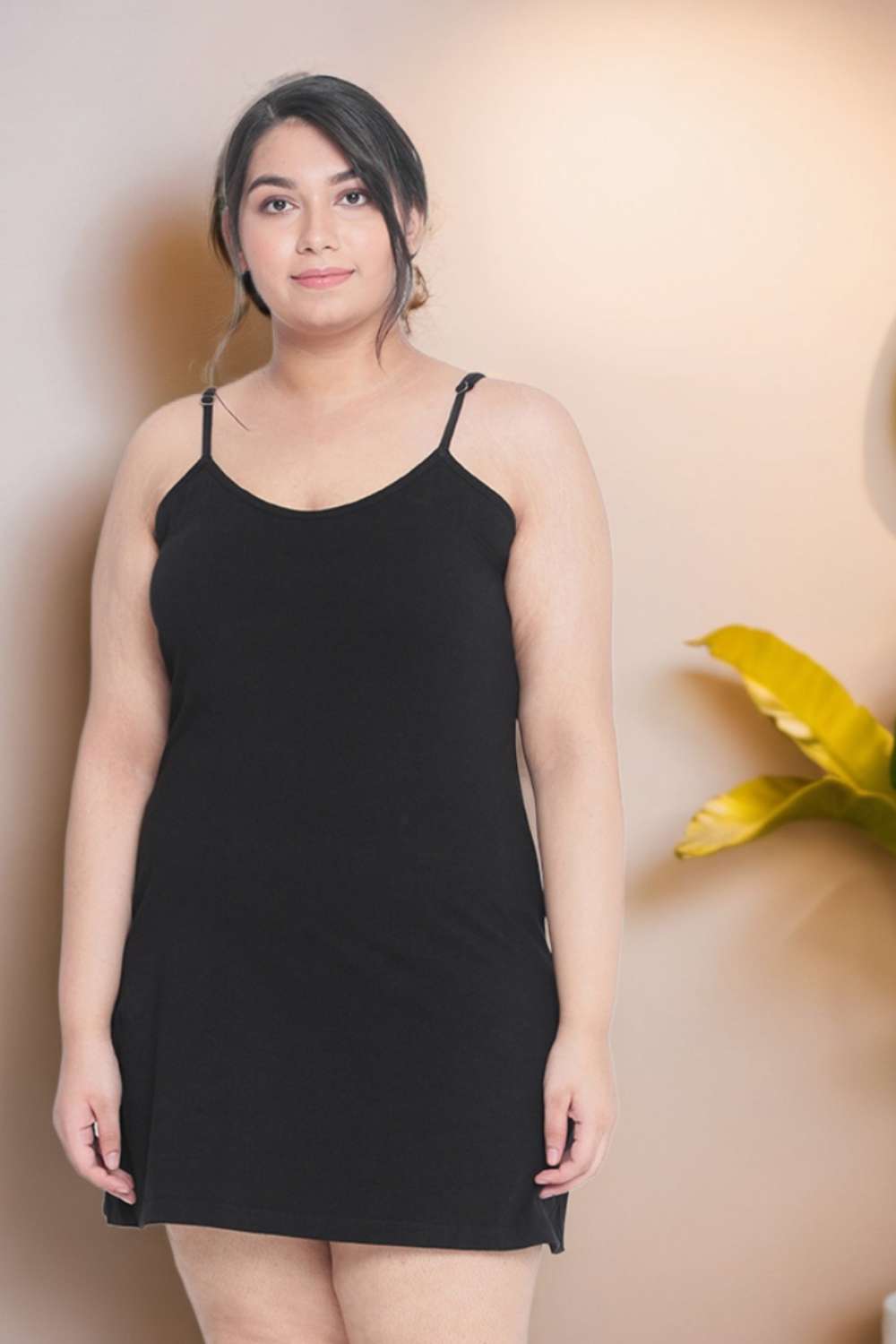 Black Basic Full Slip