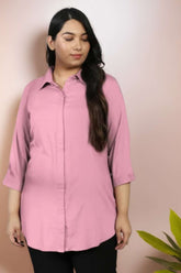 Plus Size Pink Womens Shirt