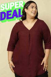 Plus Size Plum Top