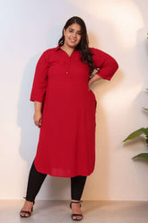 Red Kurta