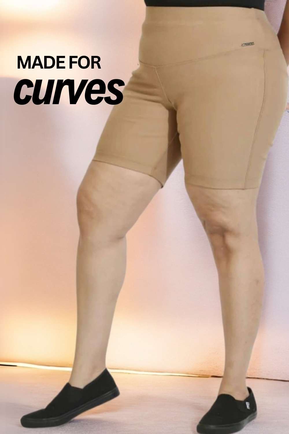 Plus Size Fawn Tummy Shaper Shorts