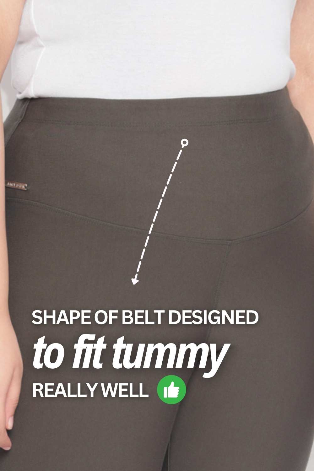 Olive Essential Tummy Shaper Jegging