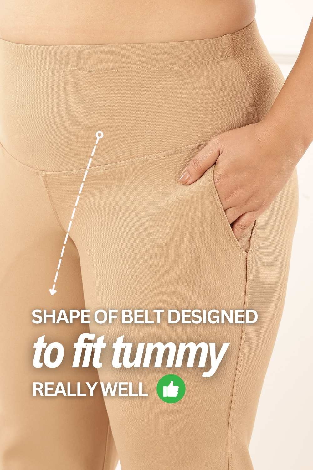 Plus Size Plus Size Fawn Tummy Shaper Flare Pants