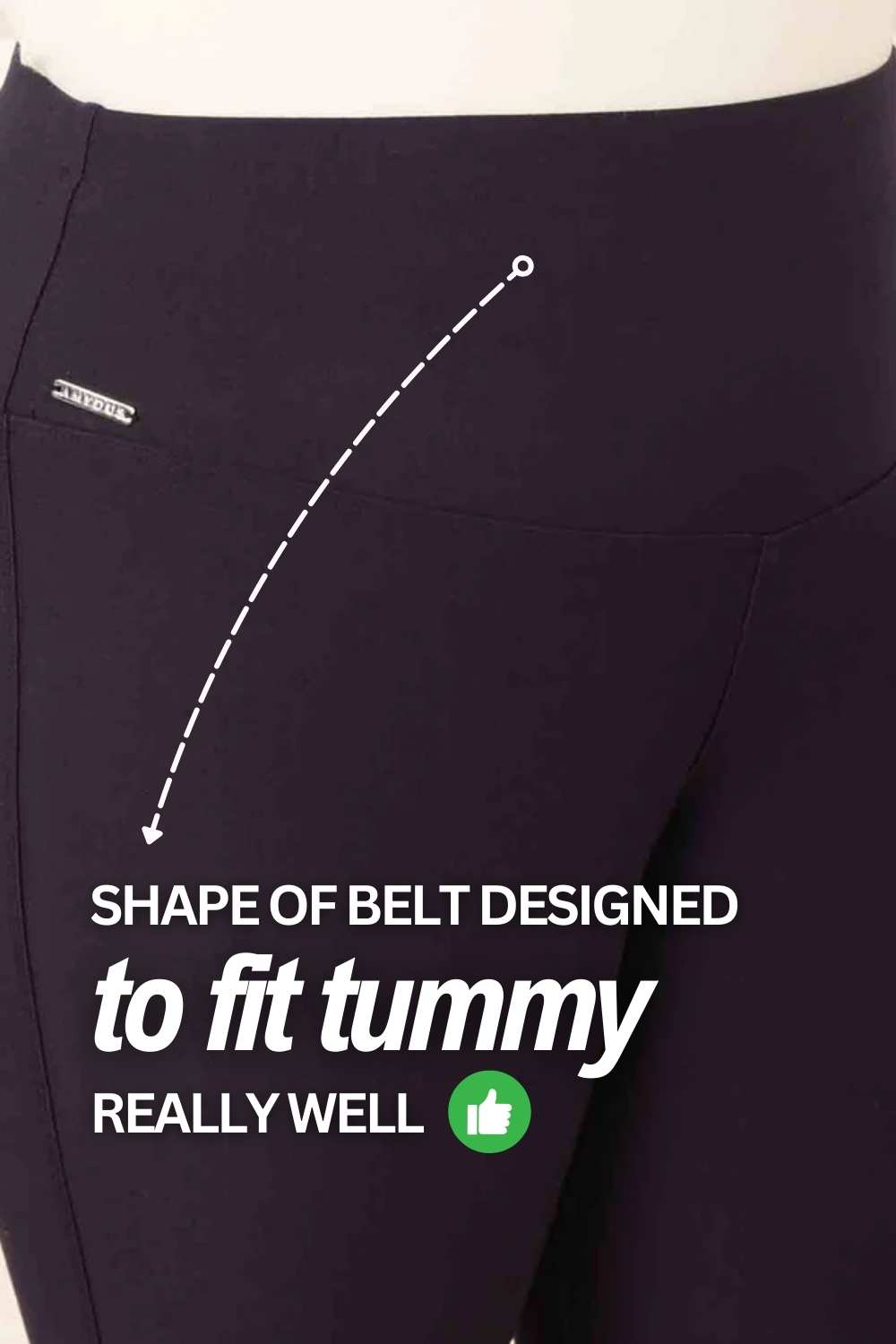 Navy Essential Tummy Shaper Jegging