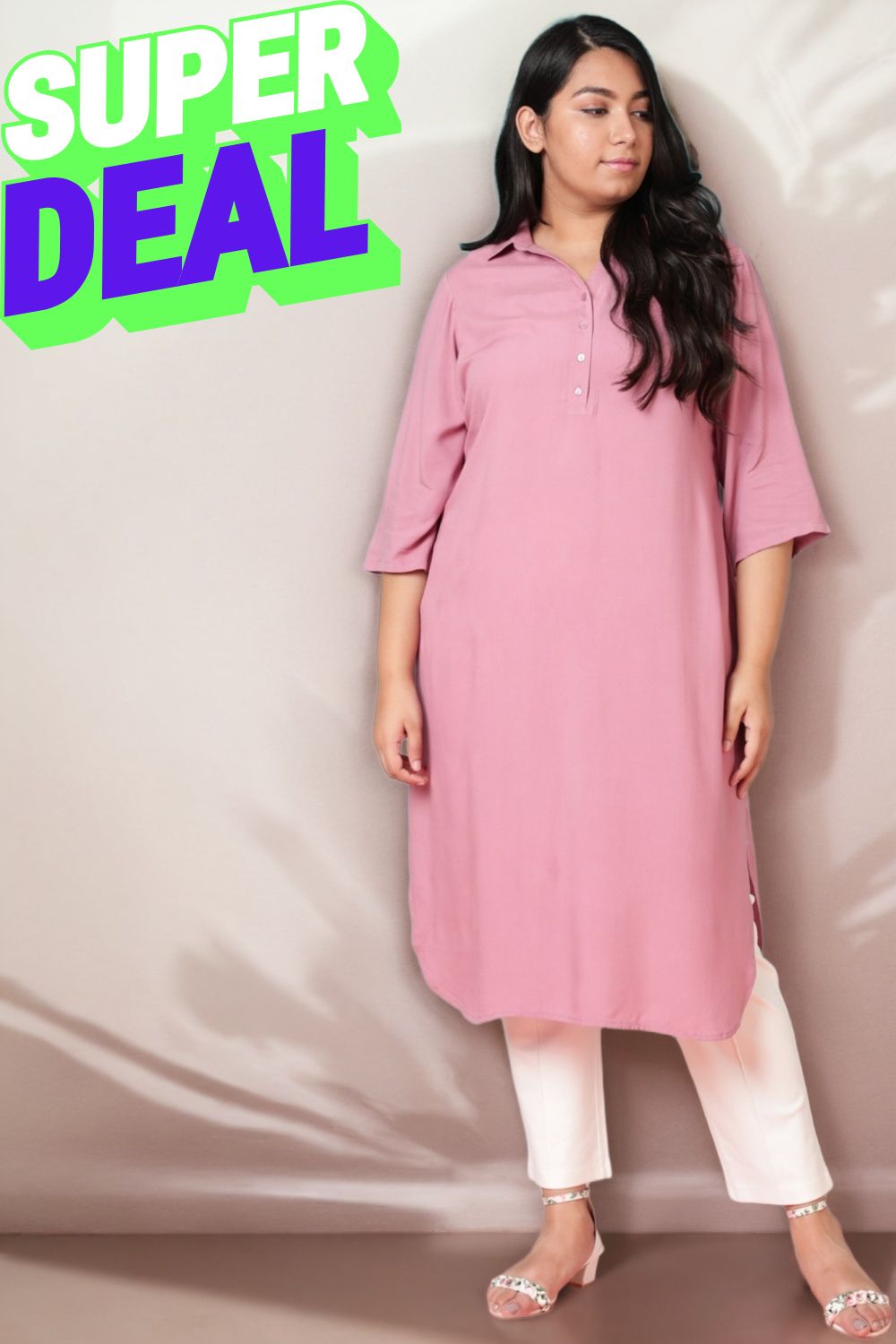 Pink Kurta