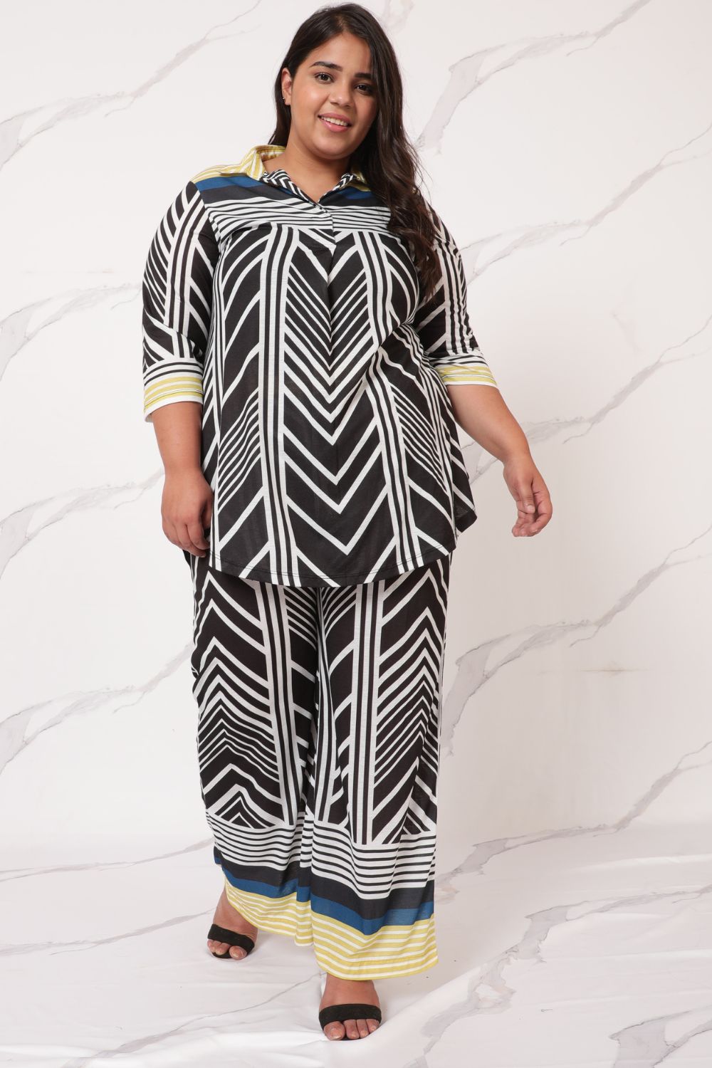 Plus Size Plus Size Monochrome Magic Coord Set