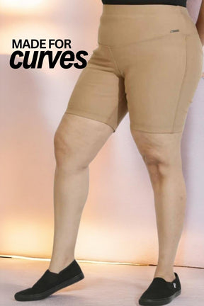 Plus Size Fawn Tummy Shaper Shorts