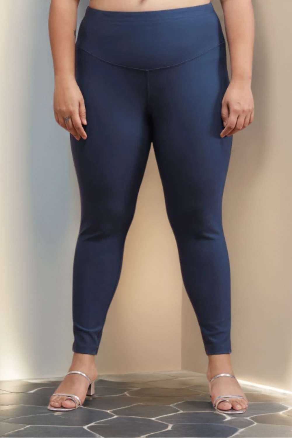 Denim Blue Tummy Tucker Jeggings