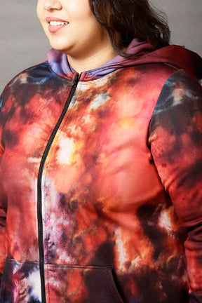 Oversized Bleach Tie Dye Graphic Hoodie | boohooMAN USA