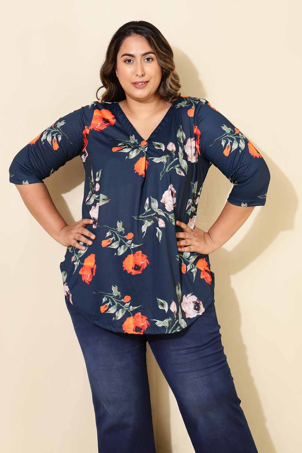 Affordable plus size tops hotsell