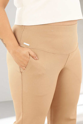 Plus Size Fawn Tummy Shaper Flare Pants