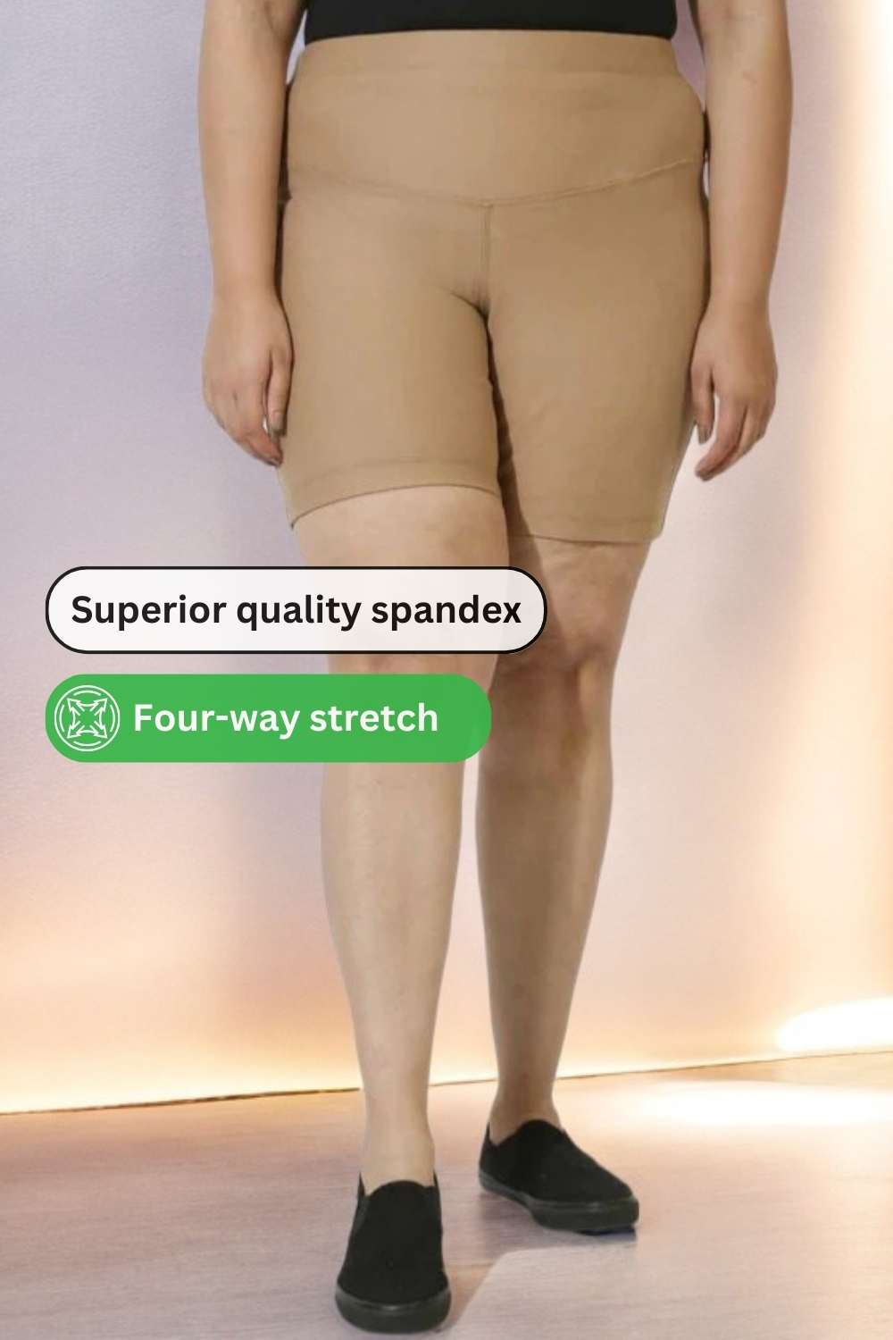 Plus Size Fawn Tummy Shaper Shorts