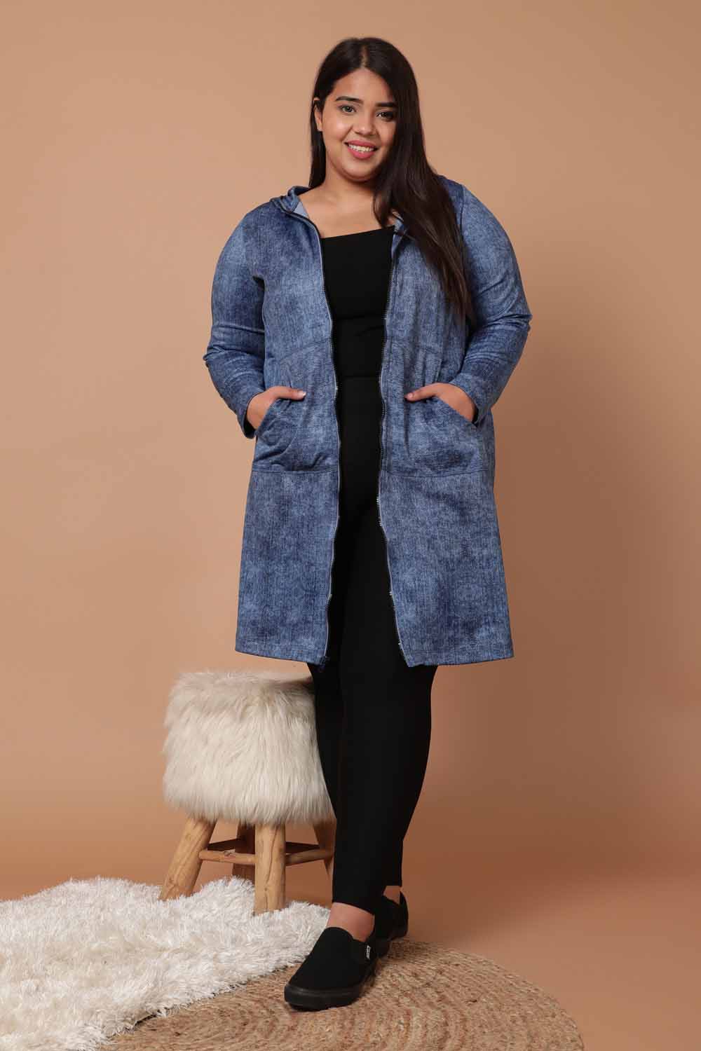 Coat dress hot sale plus size