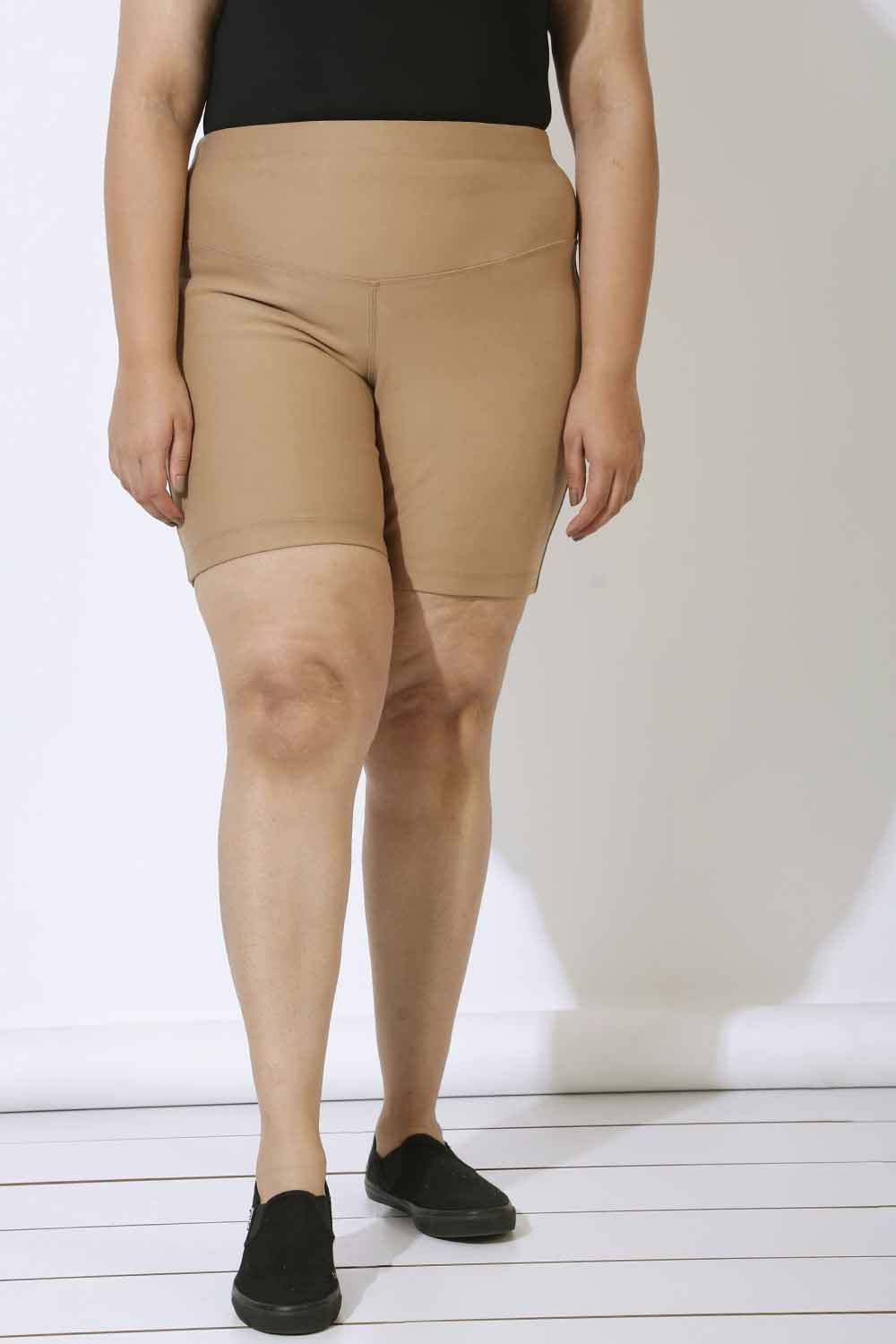 Plain Grey Shorts Women Plus Size Short Pants, Waist Size: 40 inch at Rs  1999/piece in Bengaluru