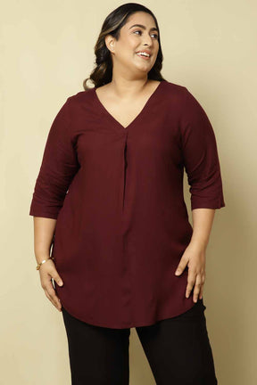 Plus Size Plum Top