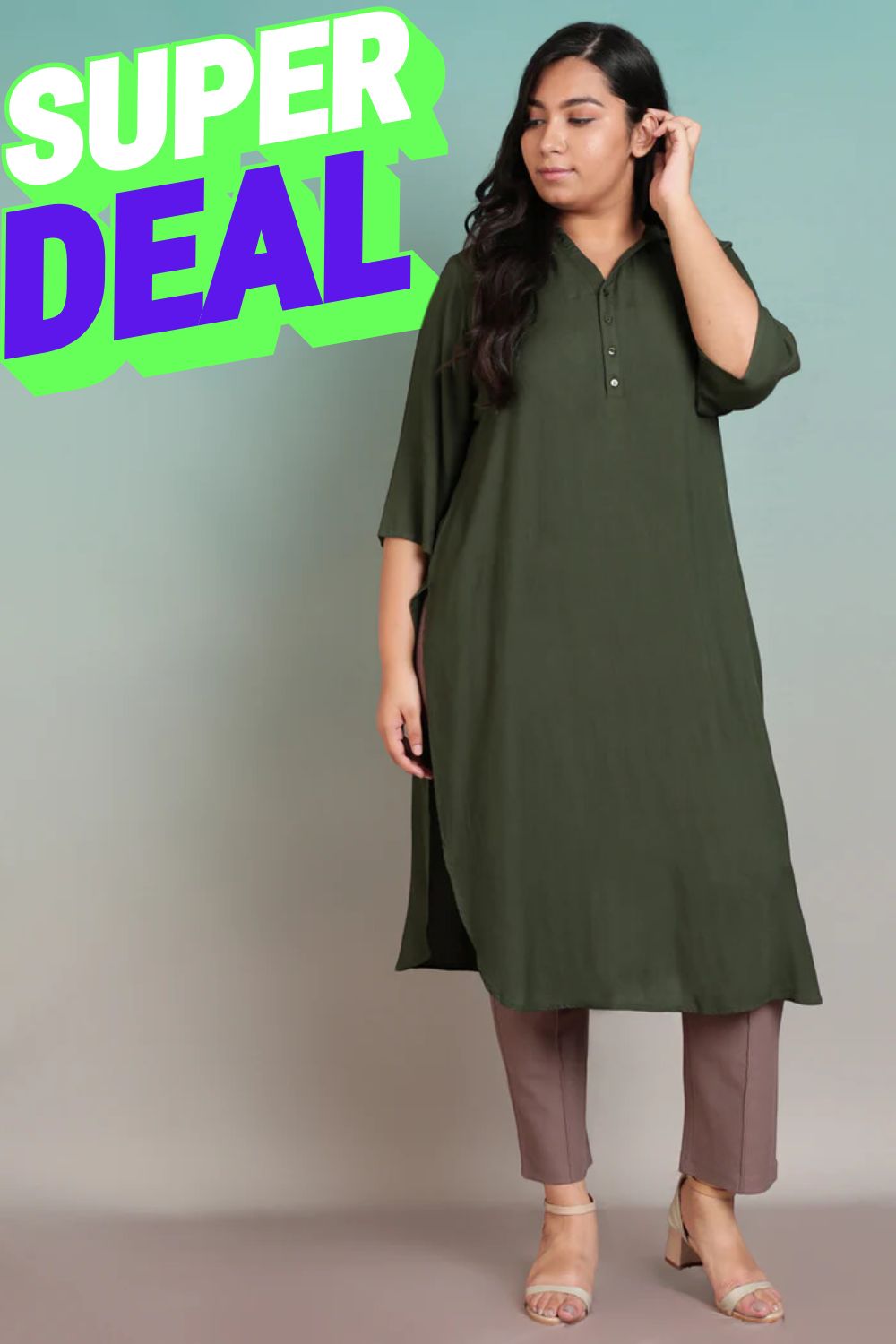 Olive Kurta