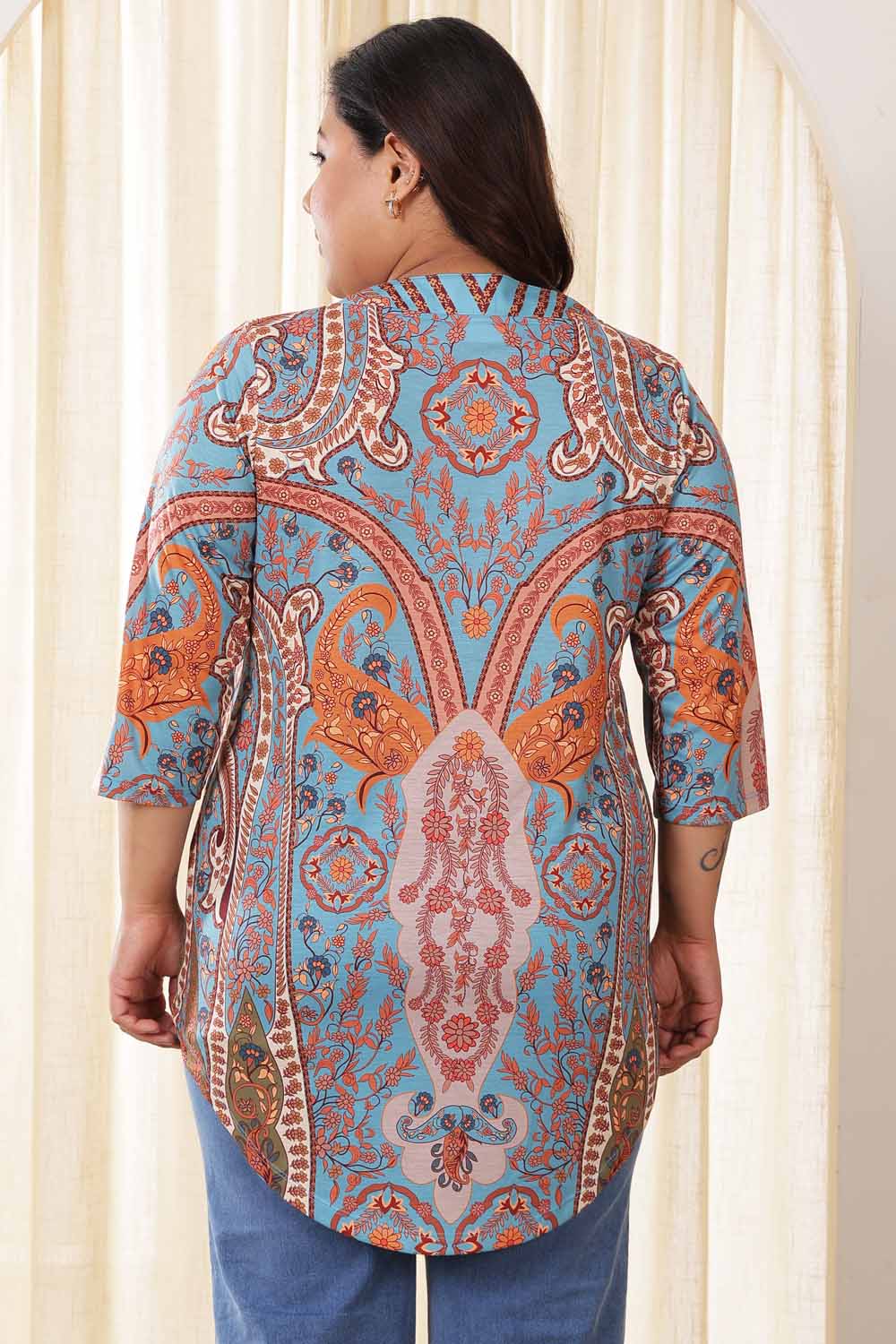 Plus Size Multicolor Top