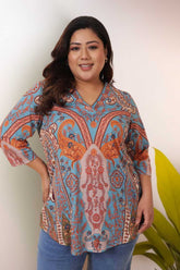 Plus Size Multicolor Top