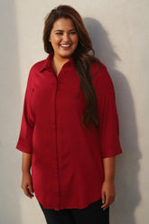 Plus Size Red Shirt