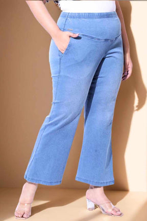 Blue Light Fade Flare Jeans