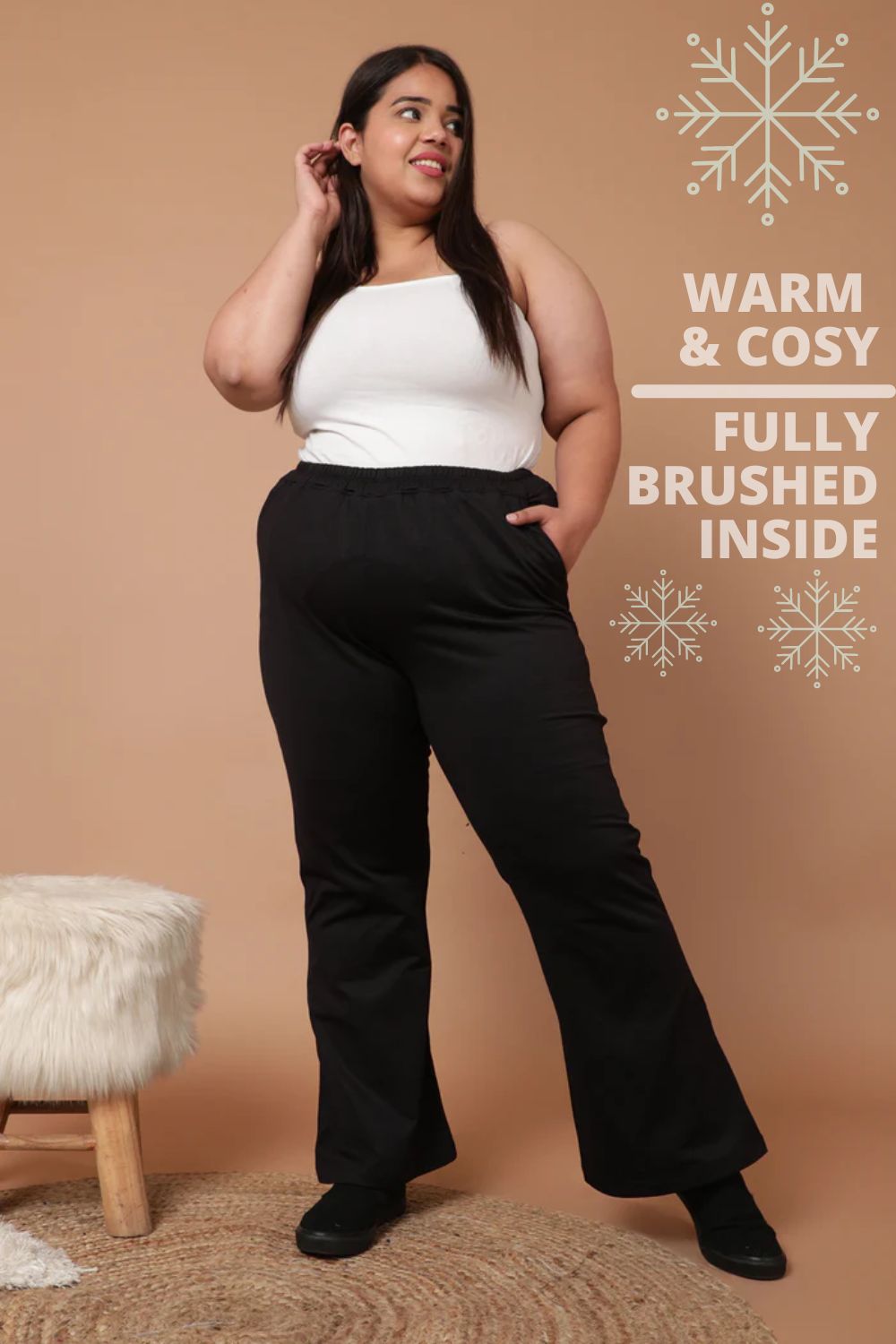 6XL Plus Size Thermal Underwear Women Winter Clothes Two Piece Warm Suit  Long Women Large Size Winter Fleece Warm Clothes Keep Warm (Color : Black,  Size : XL) : : Fashion