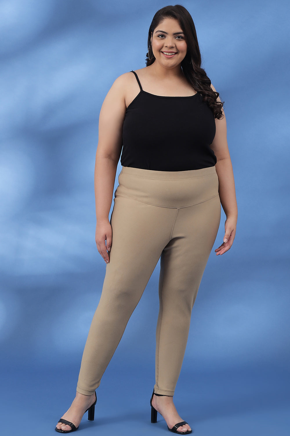 SOFRA Womens Plus Size Leggings Full Length High Waist Pants – Kurvy Girl  Boutique