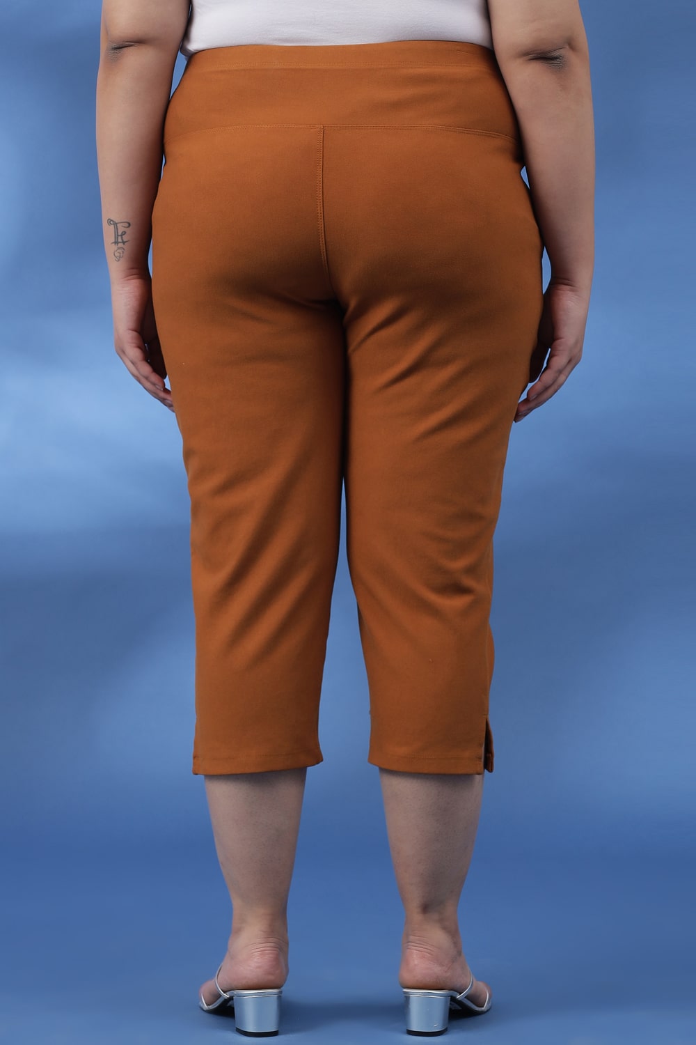 Tan New Fit Tummy Tucker Crop Pants