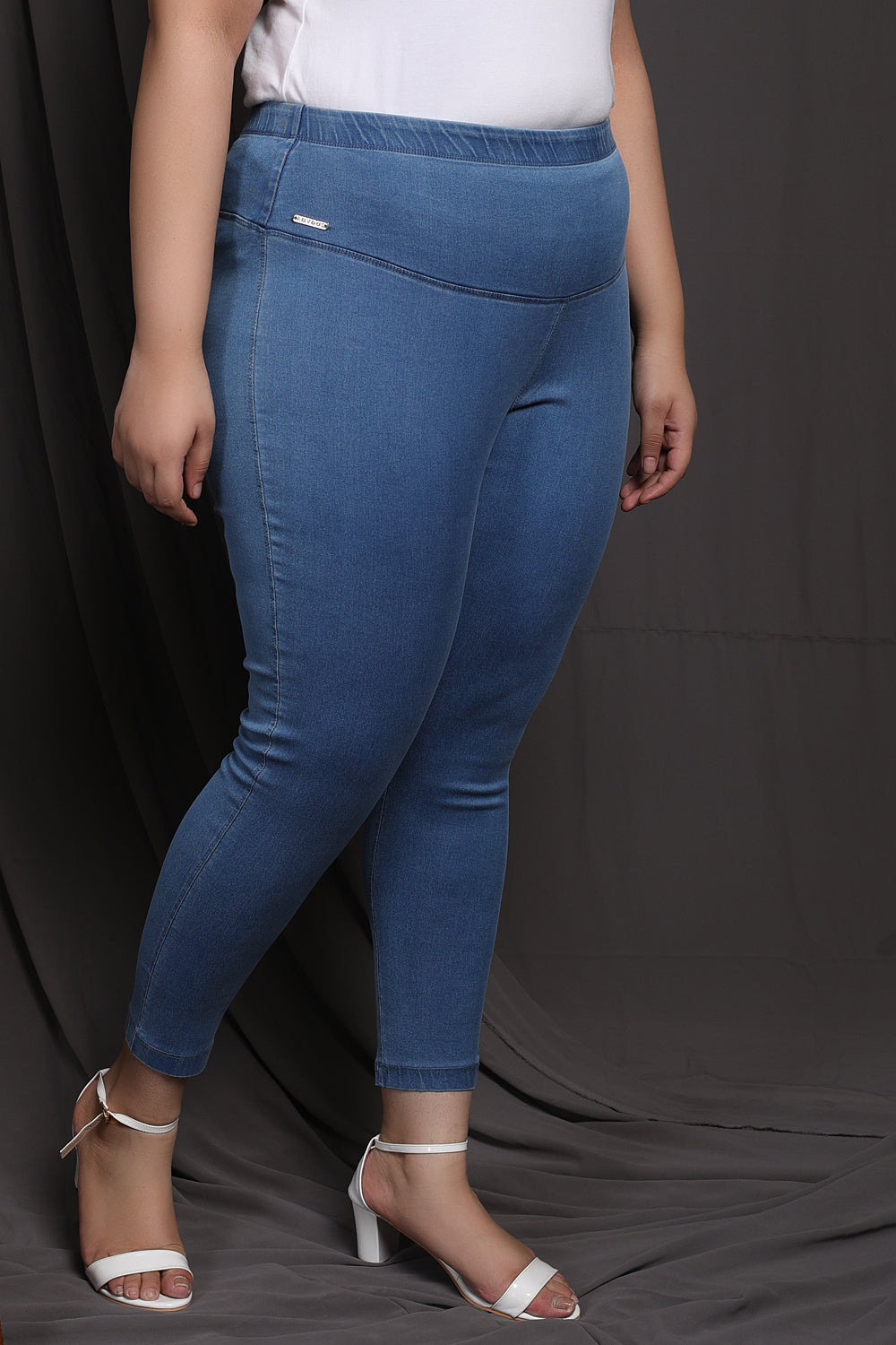 Miller Blue Tummy Shaper Jeggings for Women