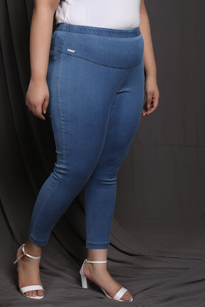 Miller Blue Tummy Shaper Jeggings