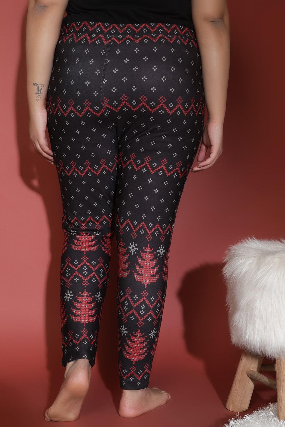 Merry Warm Winter Fleece Leggings for Women