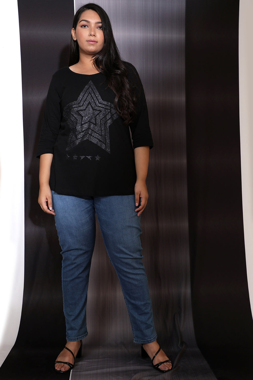 Plus Size Star Party Wear Tshirt Online in India