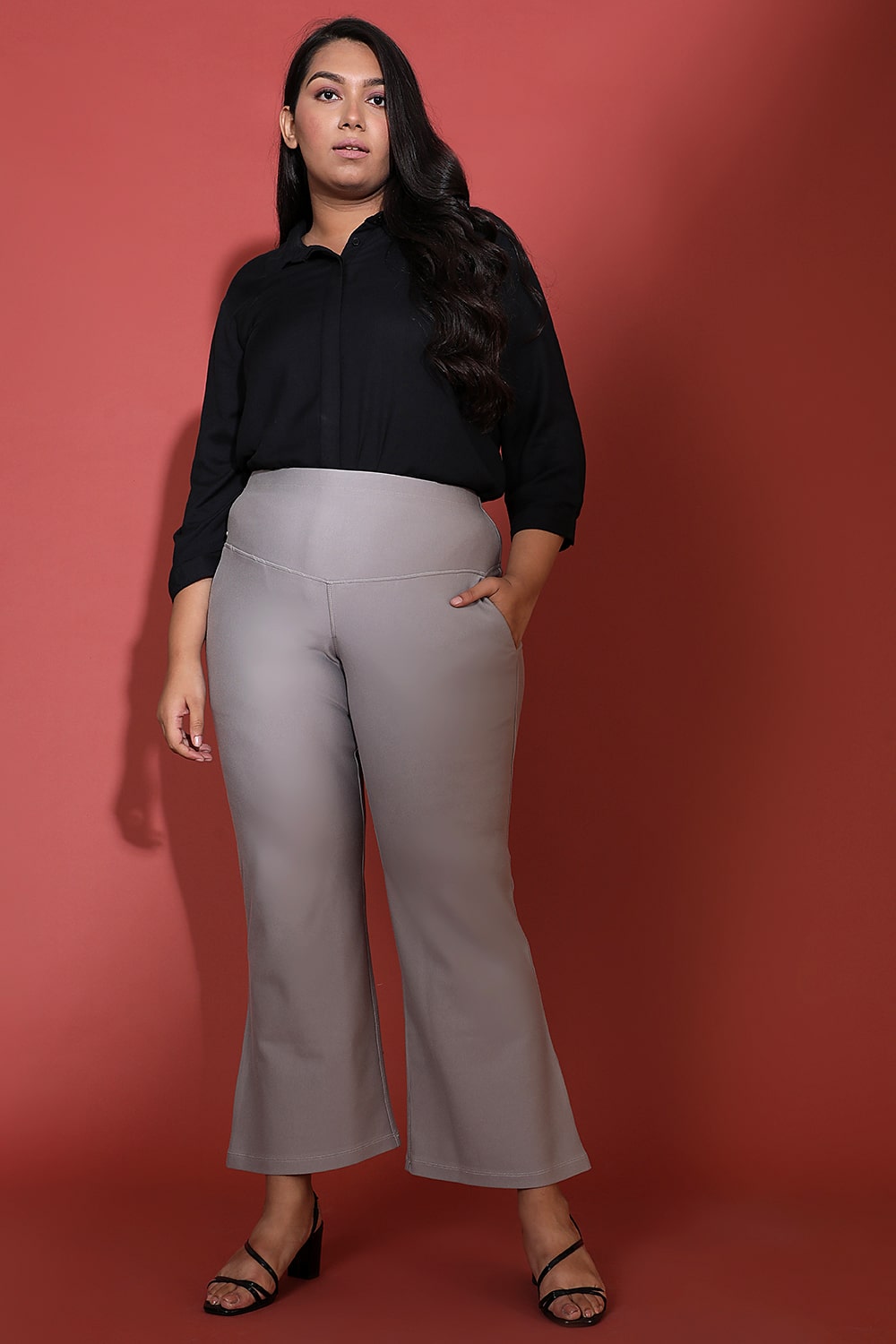 Business Flat Front Slim Fit Formal Trousers for Women at Rs 300/piece in  Gautam Budh Nagar