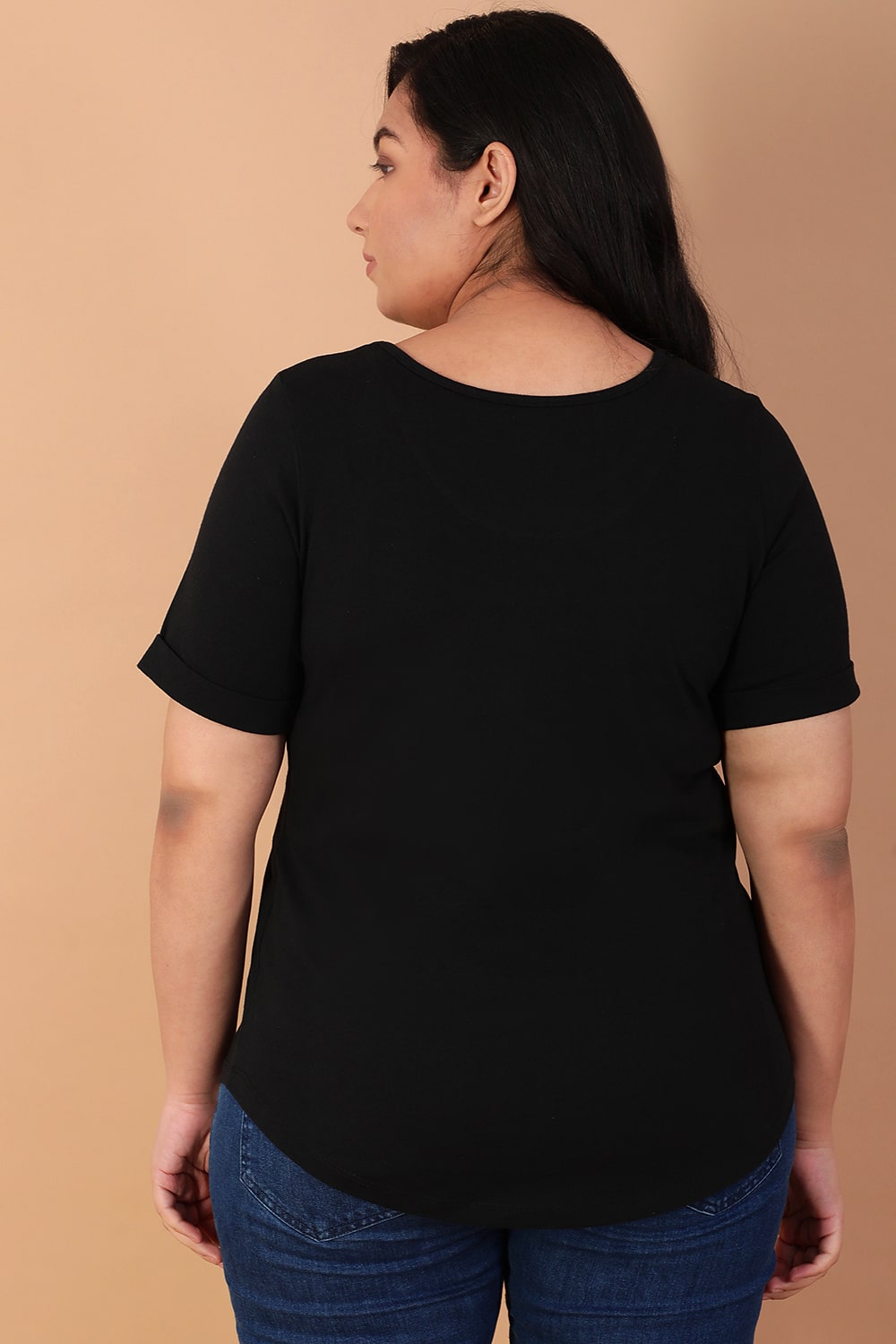 Comfortable Sassy Black Tshirt