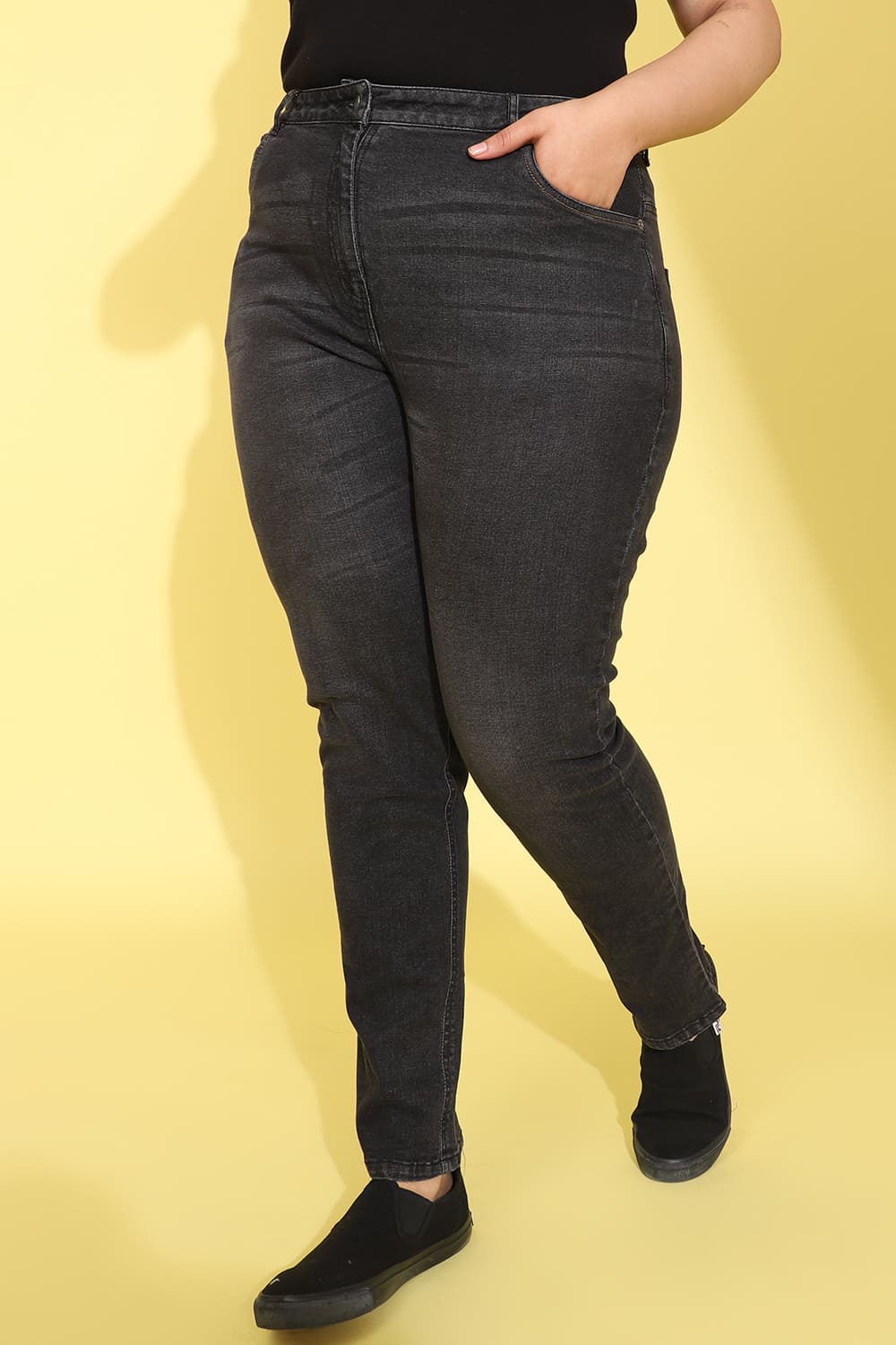 Black Basic Denims