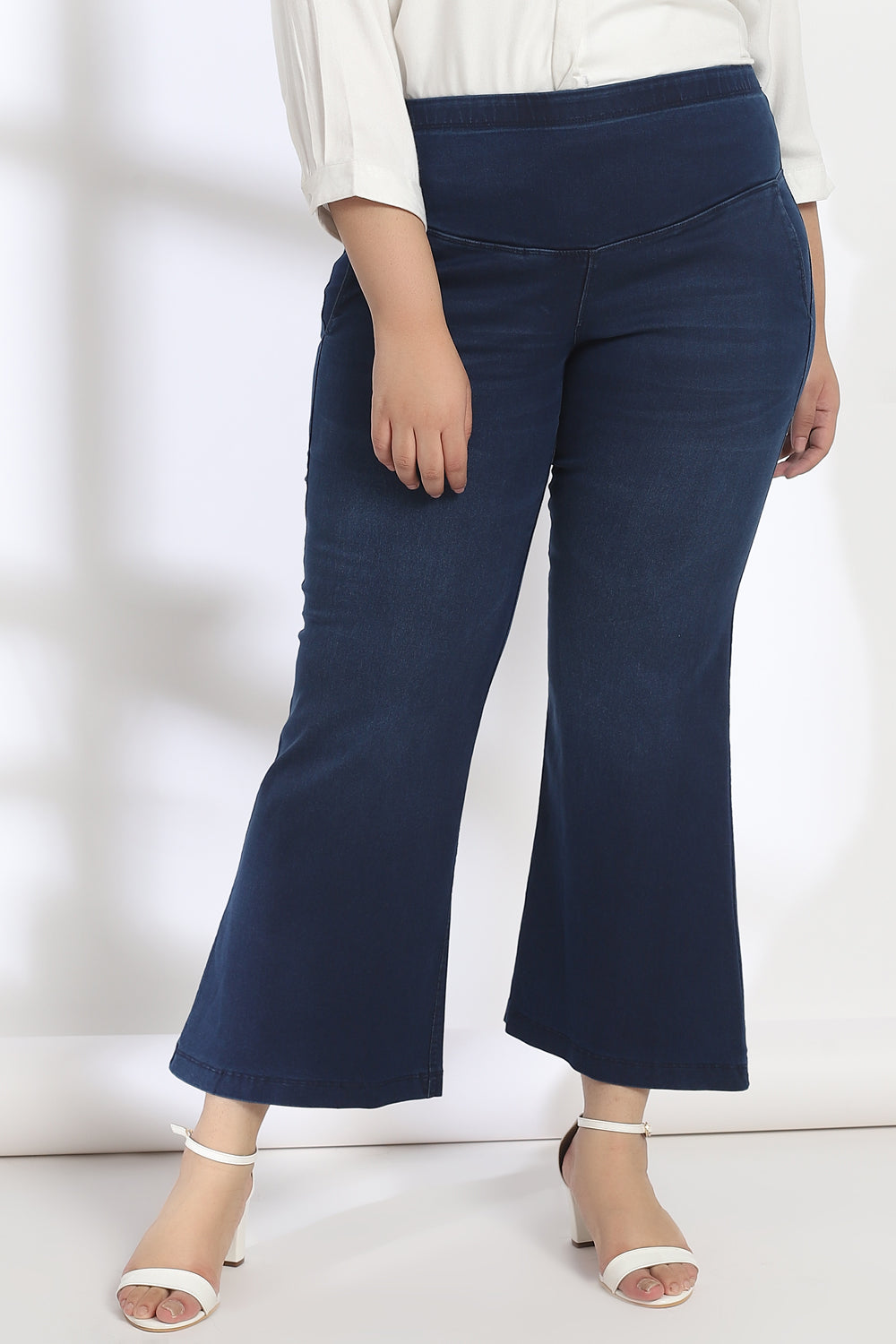 Mignight Washed Tummy Shaper Boot Cut Denim