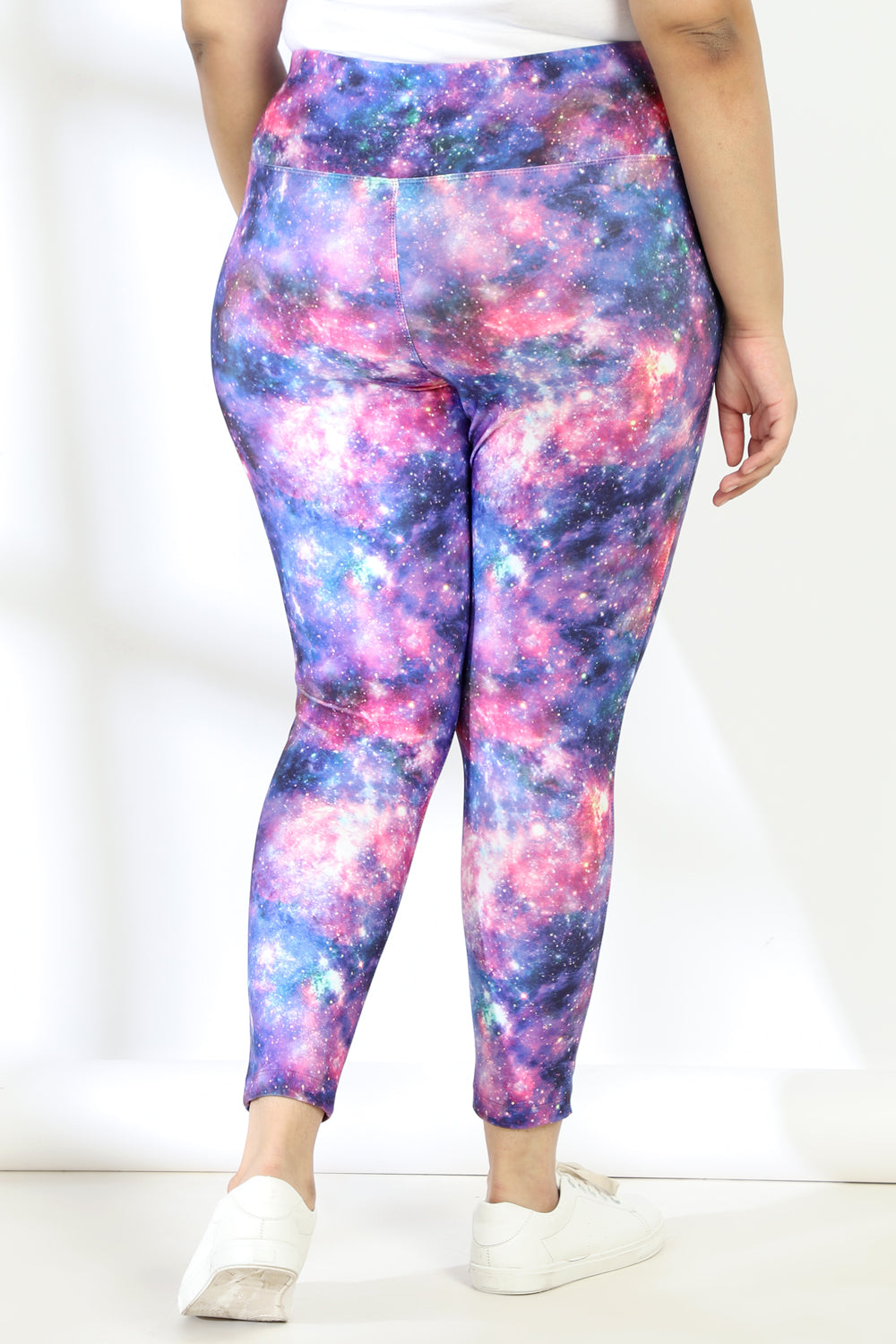 SAYFUT Womens Girls Kint Leggings Galaxy Star Printed Seamless Stretchy  Workout Shapewear Tights Pants - Walmart.com