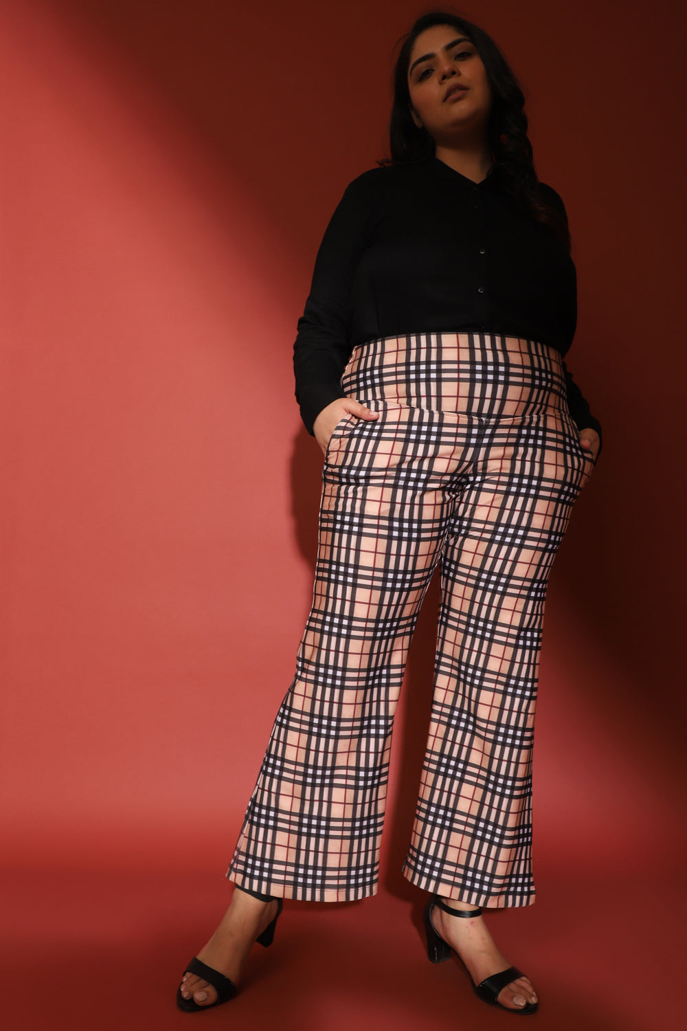 Cairo flare bootcut pants & trousers for women casual and office wear.