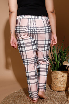 ONLY Bottoms Pants and Trousers  Buy ONLY Women Checked Pink Pants Online   Nykaa Fashion